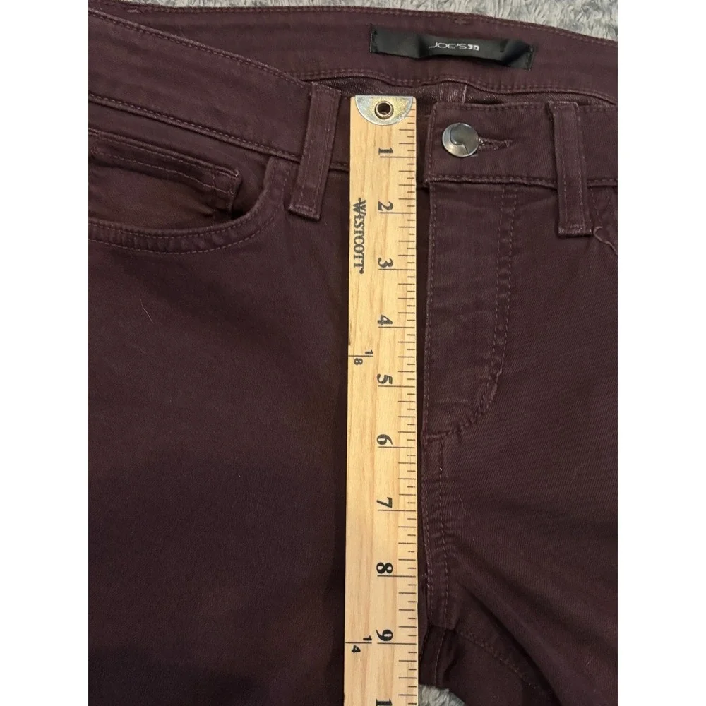 Joe's Jeans Womens 28 Visionaire Skinny Denim Purple Plum Stretch Casual